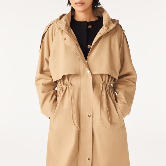 ba&sh Jackets & Blazers - ba&sh Ted Trenchcoat in Beige NWT! Size 2 (Medium in ba&sh sizing)